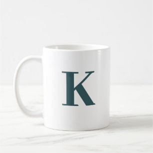 Mug Monogramme de la lettre k