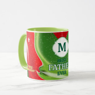 Mug MONOGRAMME DE Noël Abstrait