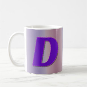 Mug Monogramme de pourpre de D