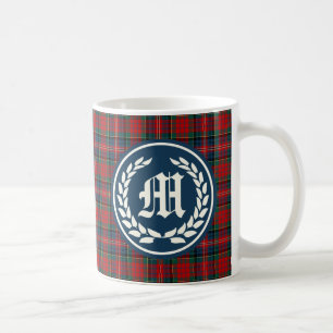 Mug Monogramme de tartan de MacPherson de clan
