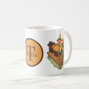 Mug monogramme des Pèlerins de Thanksgiving