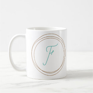 Mug Monogramme "F"