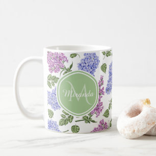 Mug Monogramme Lilas Lavande