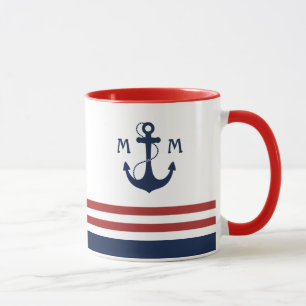 Mug Monogramme nautique