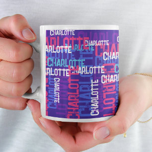 Mug Monogramme Nom Cloud Cool Typographie