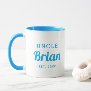 Mug monogramme oncle personnalisé