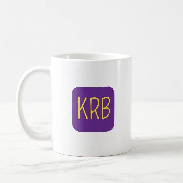 Mug Monogrammé - Personnalisé (Gauche)