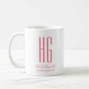 Mug Monogramme personnalisé