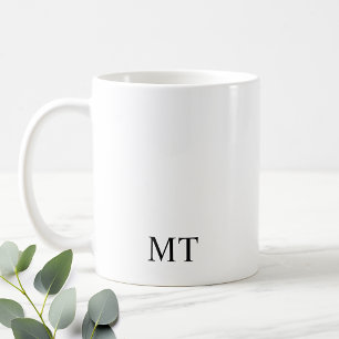 Mug Monogramme personnalisé classique