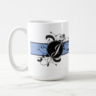 Mug Monogramme Personnalisé Fancy Flourish