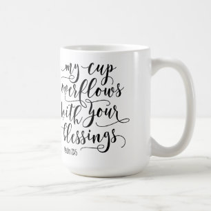 Mug Monogramme personnalisé SURPASSANT LES Écritures D