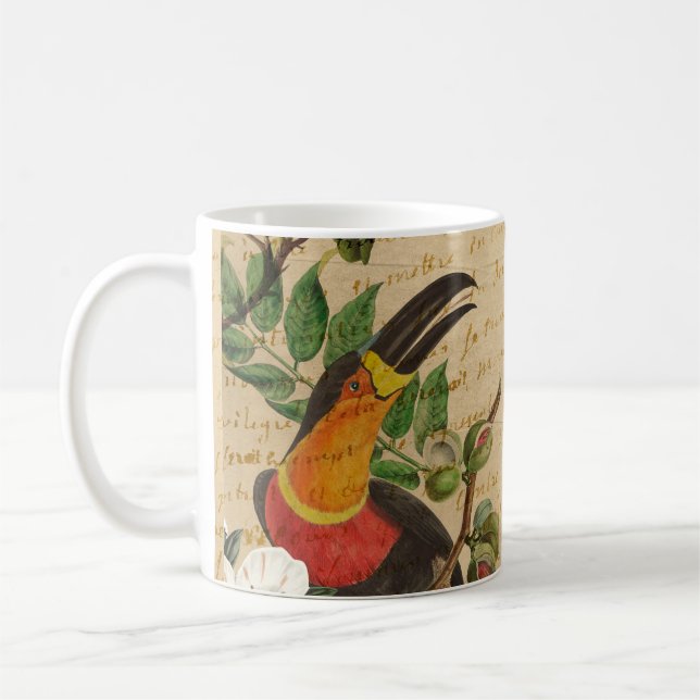 Mug Monogramme personnalisé Toucan (Gauche)