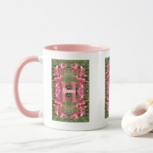 Mug Monogramme personnalisé Votre initiale Nom Art du