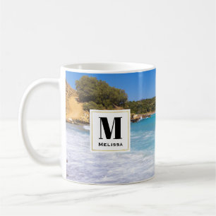 Mug Monogramme photo Tropical Beach Island Paradise