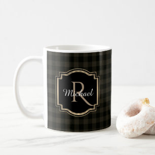 Mug Monogramme Plaid de Buffalo