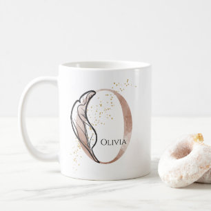 Mug Monogramme Première Lettre Moderne O Boho Personna