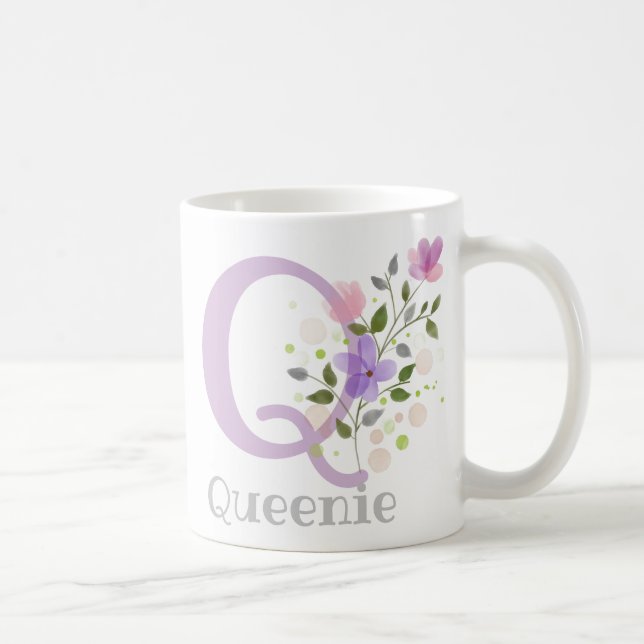 Mug Monogramme & prénom (Droite)