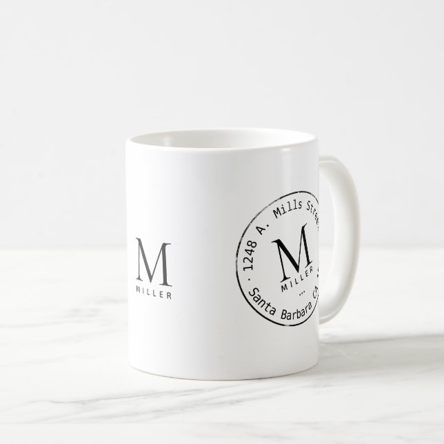 Mug monogramme promotionnel (Devant droit)