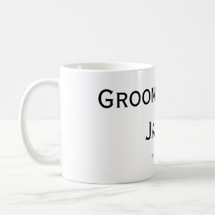 Mug monogramme simple personnalisé ajoutez votre nom m