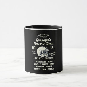 Mug Monogramme sportif de grand-père ou grand-père