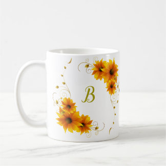 Mug Monogramme SunFlowers