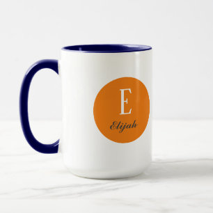 Mug monogramme Twilight nom customisé et initiale