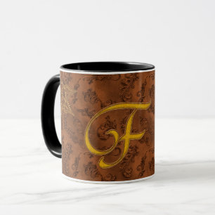 Mug Monogramme Vintage F