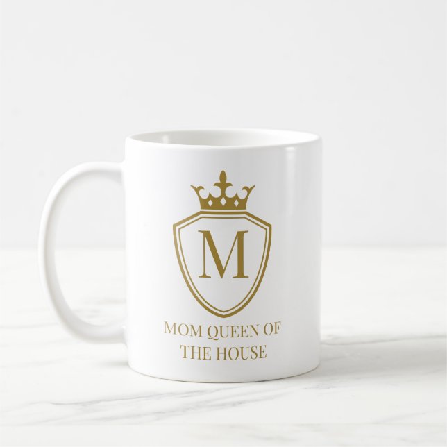 Mug Monographie d'or Reine de la maison (Gauche)