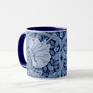 Mug Monotone bleu Pimpernel, William Morris