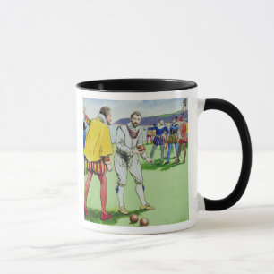 Mug Monsieur Francis Drake (1540/3-96) jouant des