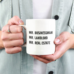 Mug Monsieur Homme d'affaires Monsieur Propriétaire Mo