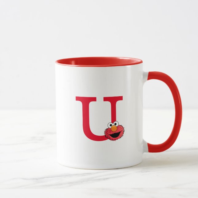 Mug Monster à la fin de cette histoire | Elmo Monogram (Droite)