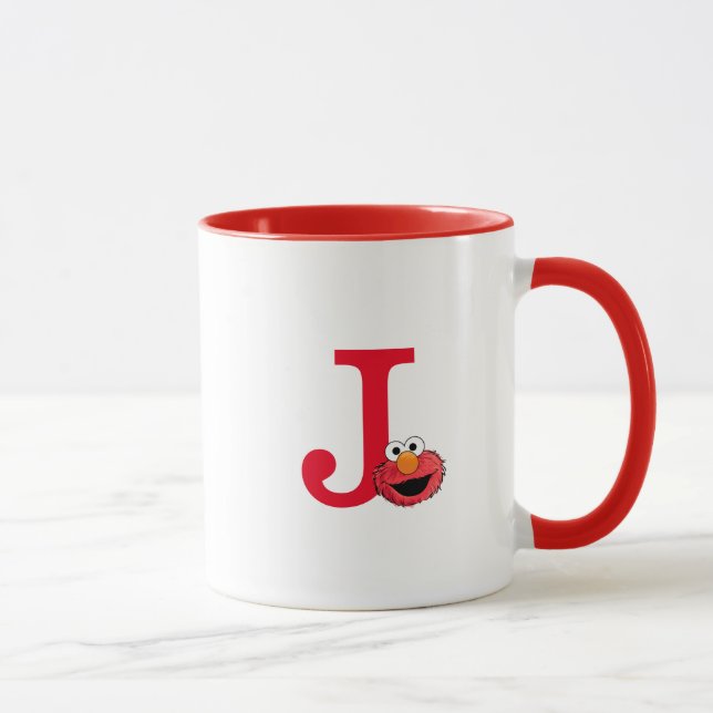 Mug Monster à la fin de cette histoire | Elmo Monogram (Droite)