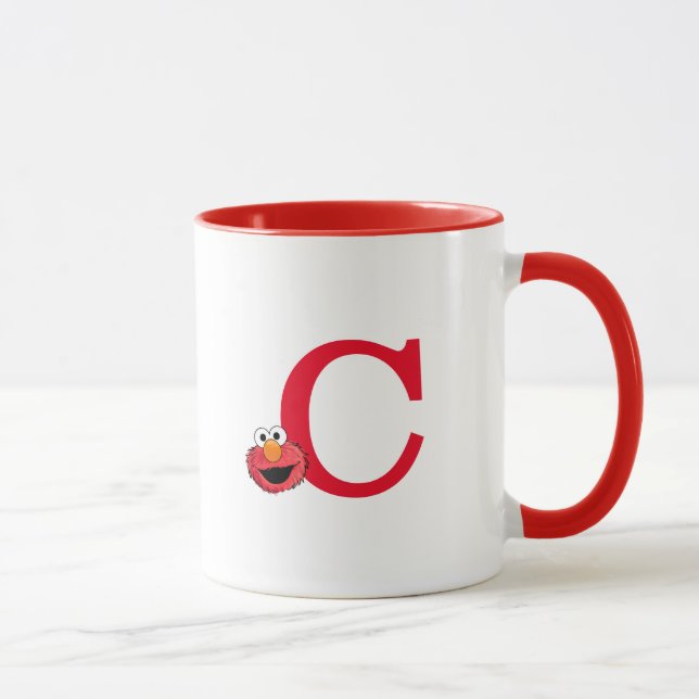 Mug Monster à la fin de cette histoire | Monogramme El (Droite)