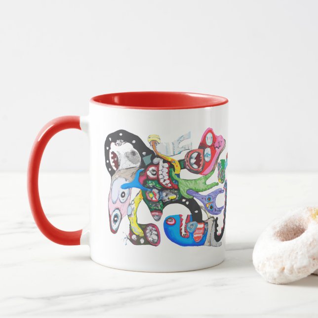 Mug Monster collage (Avec donut)