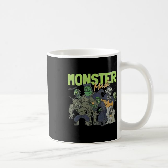 Mug Monster Mash Vintage Fantôme Halloween drôle (Droite)