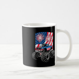 Mug Monster Truck American Flag, 4 juillet, Indépendan