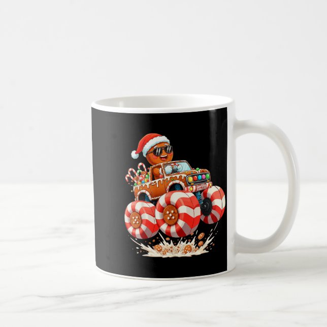 Mug Monster Truck Gingerbread Man Christmas  (Droite)