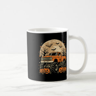 Mug Monster Truck Halloween Jack-o'-lantern Moon Pumpk