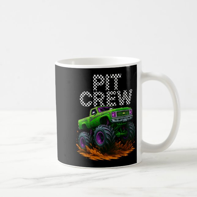 Mug Monster Truck T Crew Family Matching Birthday Part (Droite)