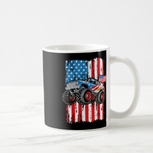 Mug Monster Truck Usa Drapeau Patriotique Boys Hommes