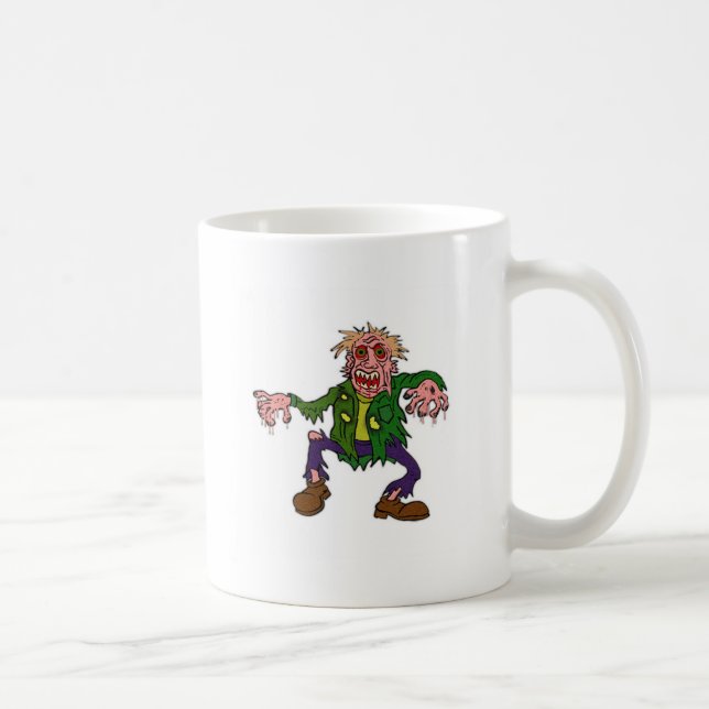 Mug Monster vert Zombie Halloween (Droite)