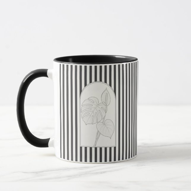 Mug Monstera Elegant Fleur Botanique (Gauche)