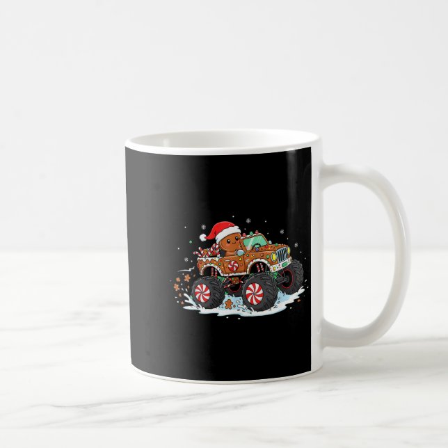 Mug Monstertruck Gingerbread Kids Funny Christmas Baki (Droite)