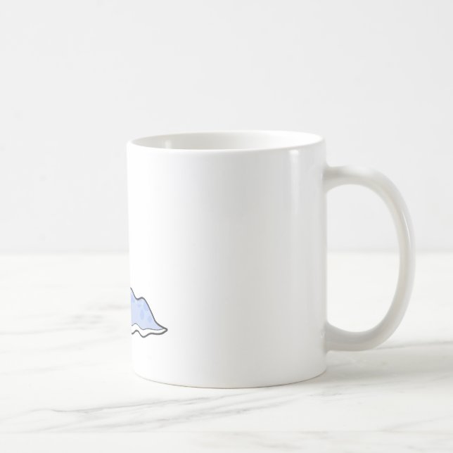 Mug monstre bleu idiot (Droite)