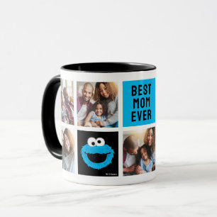Mug Monstre Cookies de la rue Sesame Maman Photo Col