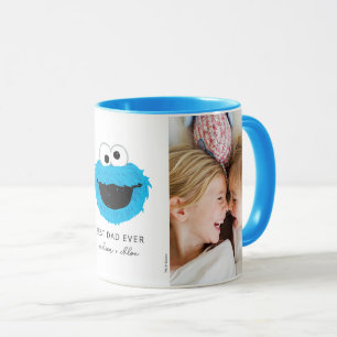 Mug Monstre Cookies de la rue Sesame Meilleur papa p