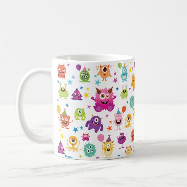 Mug Monstre costume mignon Motif de la fête d'Hallowee (Gauche)