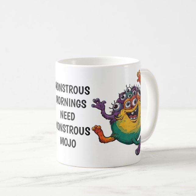 Mug Monstre dansant (Devant droit)
