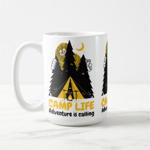 Mug Monstre de camping drôle – Aventure de la vie en c
